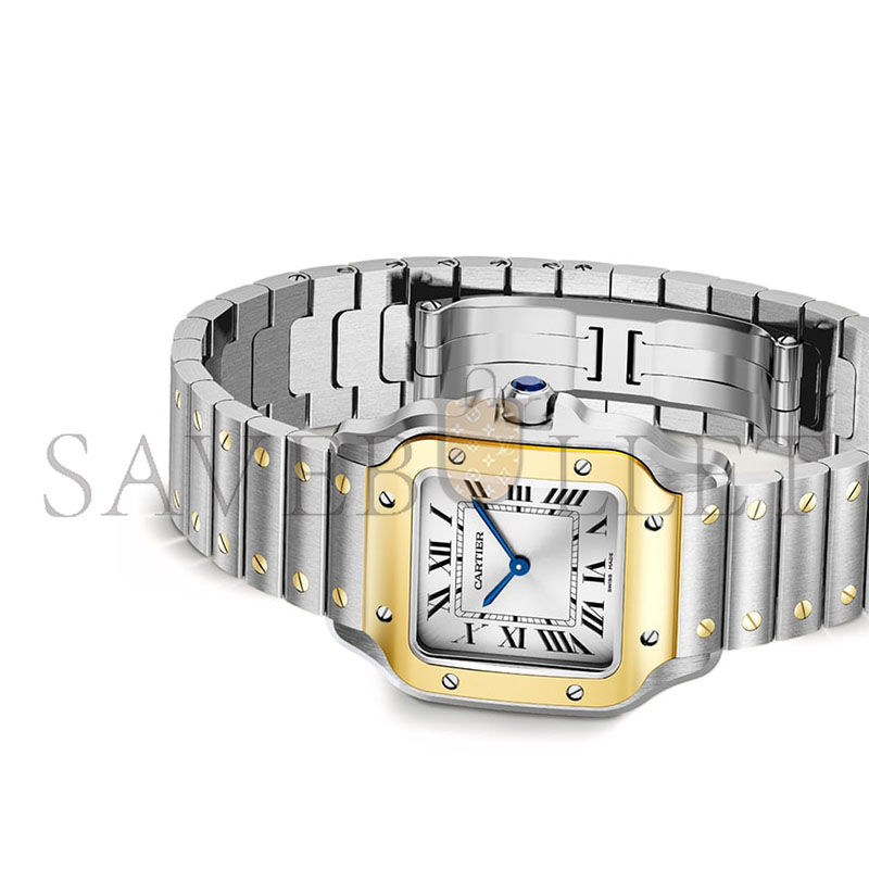 CARTIER SANTOS DE WATCH 27MM X 34.5MM REF. W2SA0033